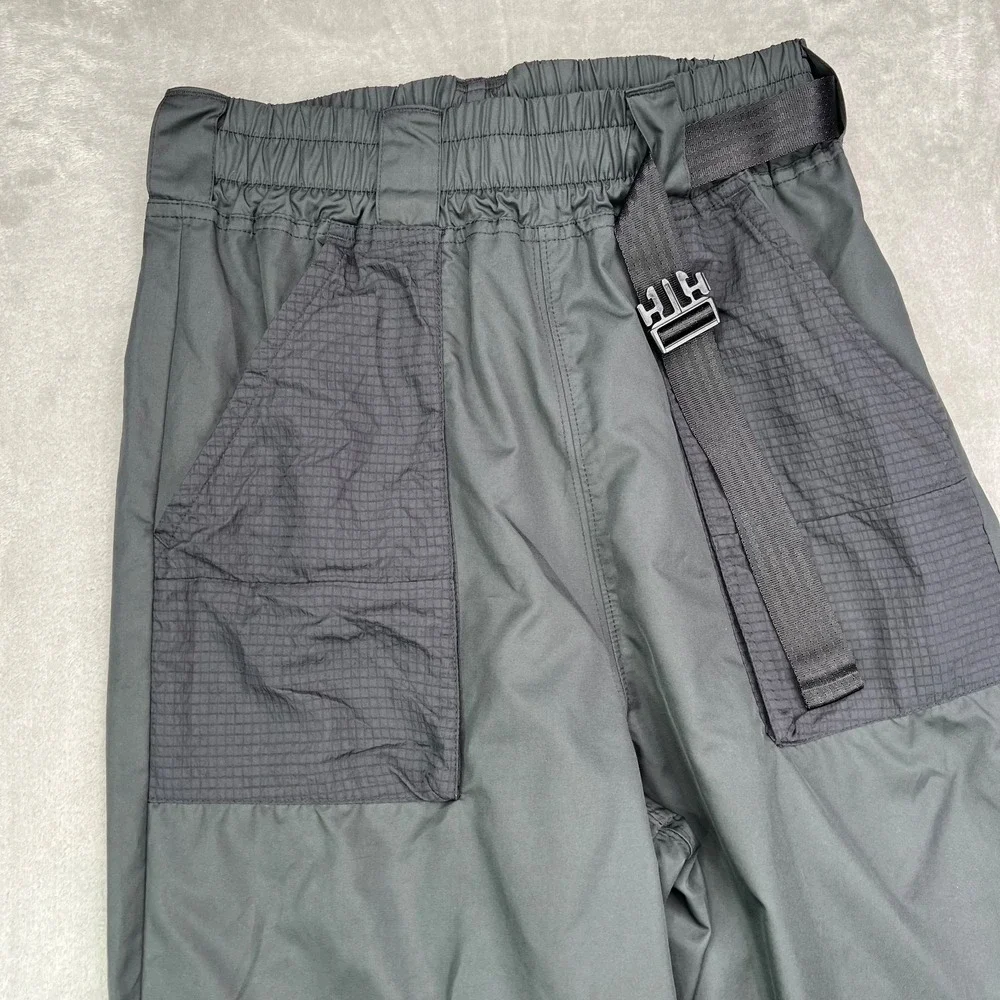 Nike Swoosh Pants Women Small Black Belted Tapered Joggers Athleisure CJ3776-010
